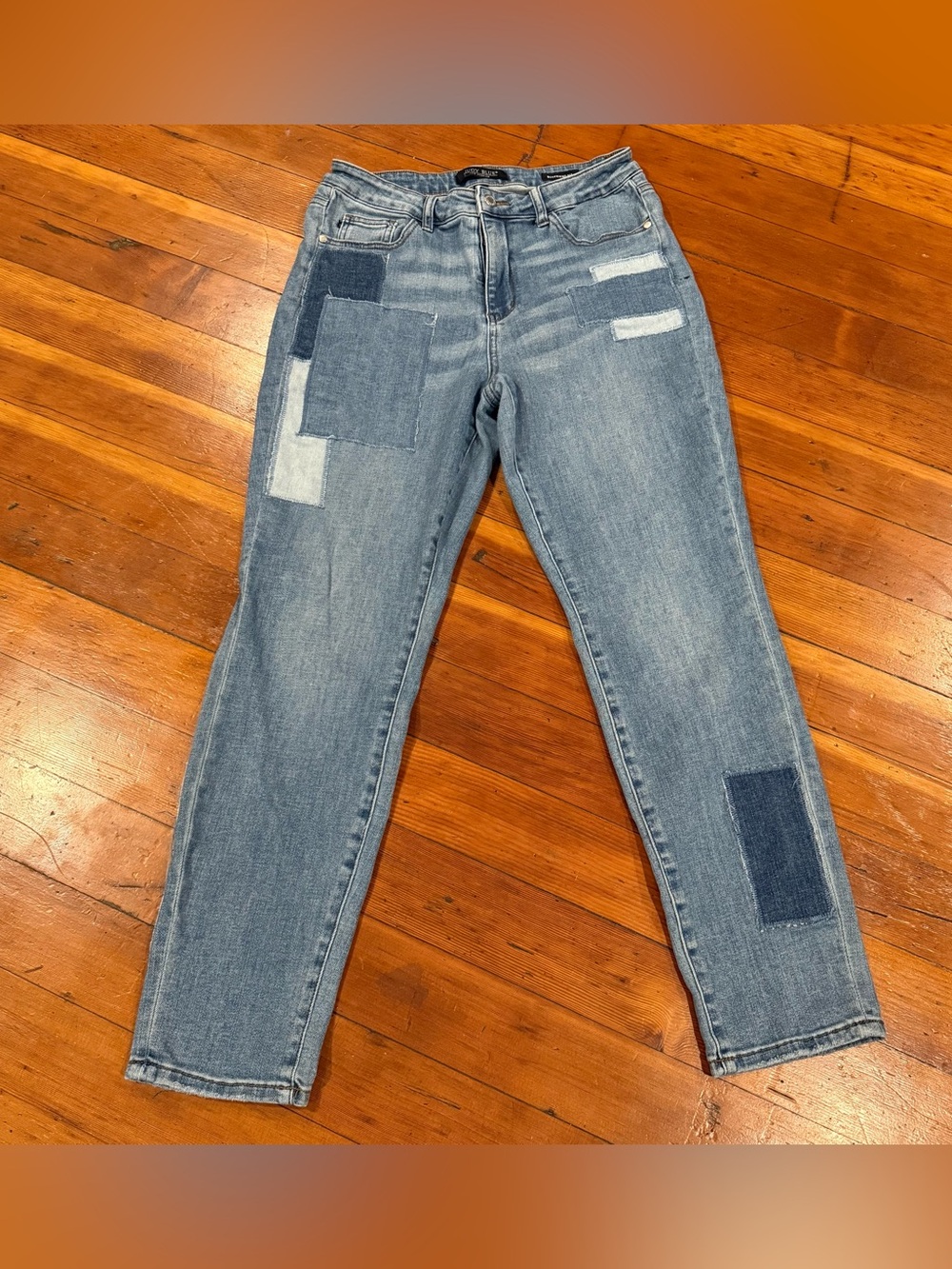 Judy Blue Patchwork Boyfriend Fit Jeans size 11/30